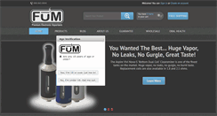 Desktop Screenshot of fumvaping.com