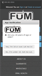 Mobile Screenshot of fumvaping.com